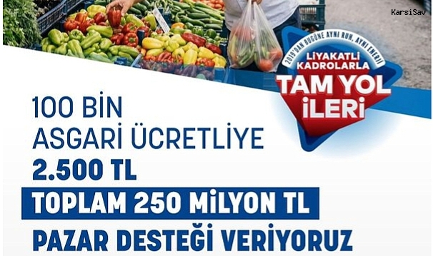 İBB'den Asgari Ücretliye 250 Milyon Liralık Destek