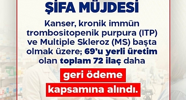 Kanser ilaçları başta olmak üzere 72 ilaç SGK geri ödeme listesine dahil edildi