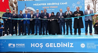 “Muzaffer Demirtaş Camii” törenle ibadete açıldı