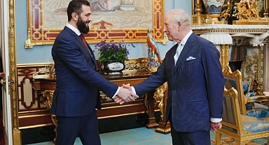 Suriye Cumhurbaşkanı Şara, Kral Charles ile görüştü