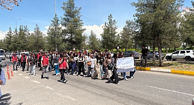 Dicle Üniversitesi öğrencilerinden kadın cinayetlerine karşı yürüyüş: Her faili meçhul dosya titizlikle araştırılmalı
