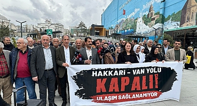 Van-Hakkâri yolundaki ulaşım krizine tepki