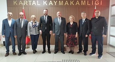 ADD Kartal Şubesi’nden Kaymakam Edip Çakıcı’ya ziyaret