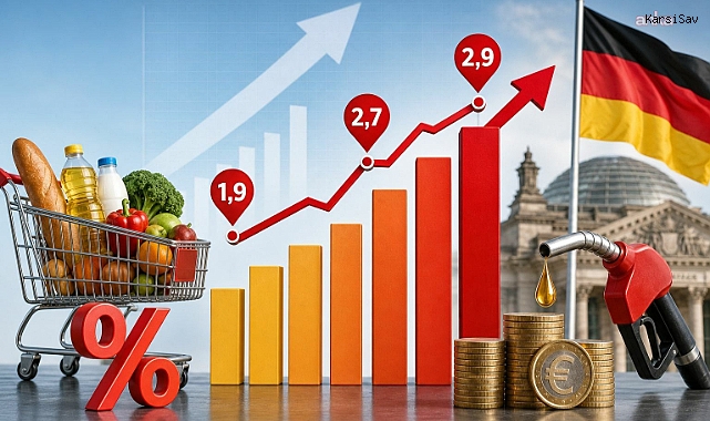 Almanya'da enflasyon Nisan'da yüzde 2,9'a yükseldi