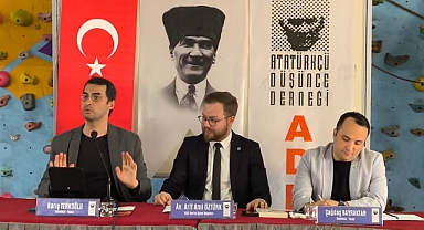 Barış Terkoğlu ADD Kartal’da konuştu: “Kumpas davaları Cumhuriyet’in tasfiye davalarıydı”