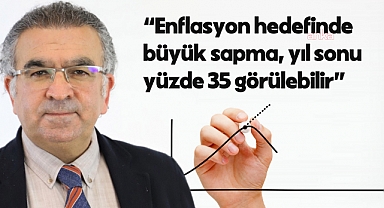Enflasyon hedefinde büyük sapma, yıl sonu yüzde 35 görülebilir
