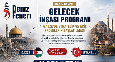 Gazze’nin yeniden imarı için “Gelecek İnşası Programı” bugün gerçekleştirilecek