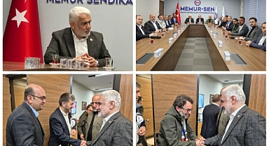 HÜDA PAR Genel Başkanı Yapıcıoğlu, Sumud Filosu'nda alıkonulan Memur-Sen yöneticilerini ziyaret etti