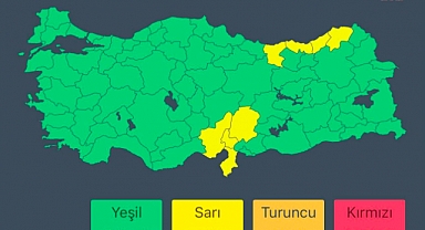 İçişleri Bakanlığı'ndan 8 il için kuvvetli yağış uyarısı