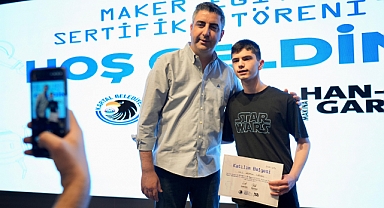 Kartallı Genç Yetenekler Makine Hangar'da Sertifikalarını Aldı