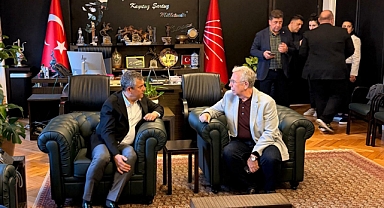 Mansur Yavaş, Özgür Özel'i Meclis'te ziyaret etti