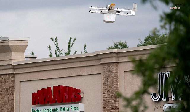 Papa Johns restoran zinciri, ABD'de dron ile sandviç teslimatına başladı