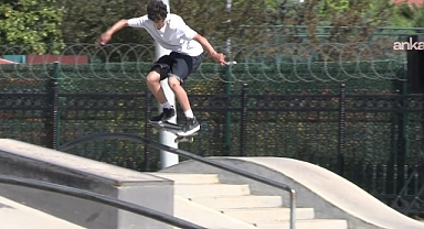 Maltepe Skate Park’ta 100 kaykay tutkunu yeteneklerini sergiledi