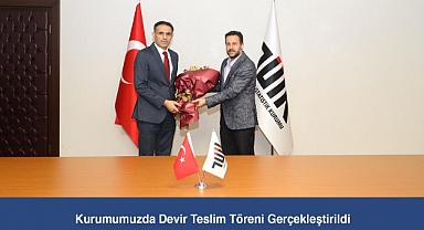 TÜİK’te Devir Teslim Töreni Gerçekleştirildi