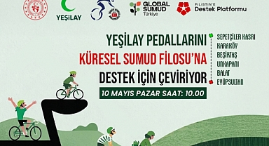 Yeşilay, pedallarını Küresel Sumud Filosu'na destek için çevirecek
