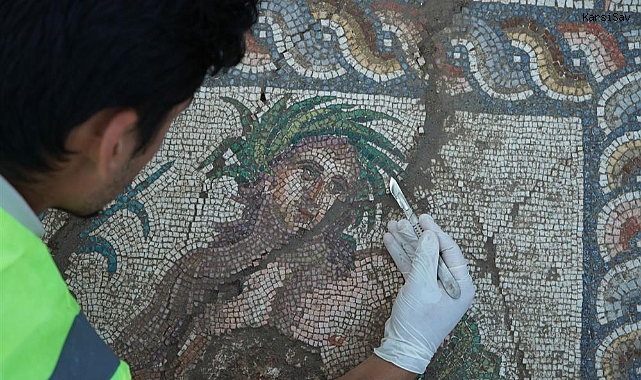 Aspendos’taki Mozaik Keşfi Roma Dönemi Anadolu Sanatına Işık Tutuyor