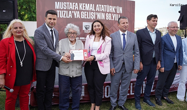 Atatürk’ün Tuzla’ya gelişinin 98. yıl dönümü törenle anıldı