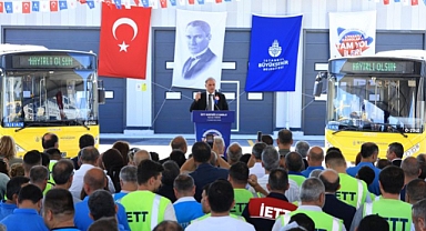 İETT'nin çevreci garajı Kurtköy'de açıldı: 225 otobüse aynı anda hizmet verecek