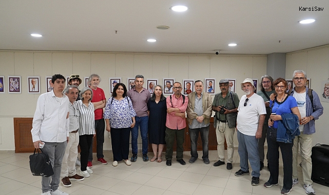 Kartal’da portre karikatür ve illüstrasyon sergisi açıldı