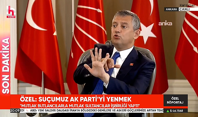 Özgür Özel: Suçumuz, ABD ve İsrail'in planladığı nizama uyum gösterecek bir aktör olmayı reddetmek