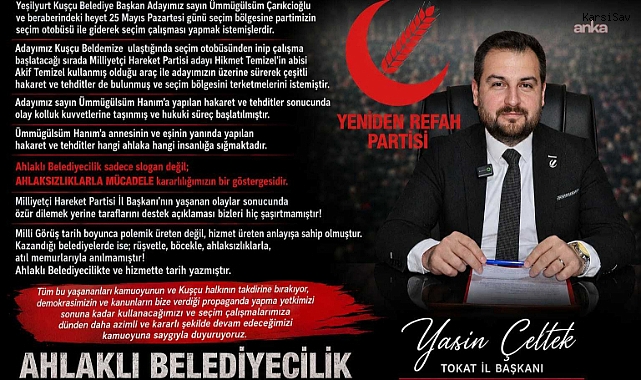 Yeniden Refah adayından tehdit ve araç sürme iddiası