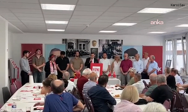 Almanya CHP Baden Birliği topluca istifa ederek YENİ Parti'ye katıldı