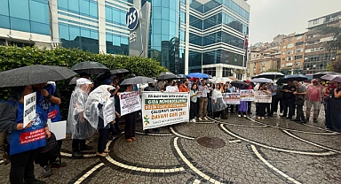 Gıda mühendislerinden ISS önünde taban ücret eylemi
