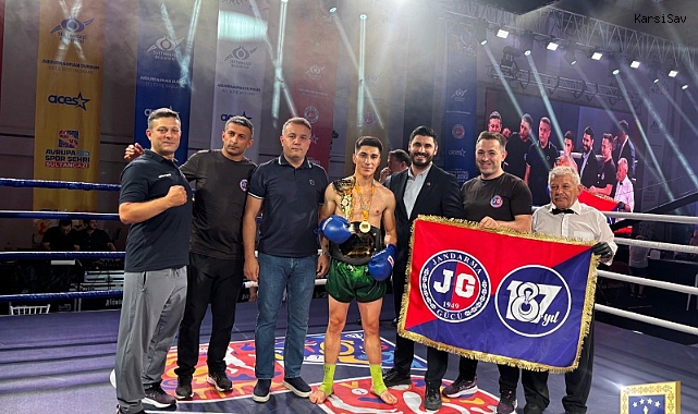 Jandarma Gücü sporcularından Türkiye Kick Boks Turnuvası'nda şampiyonluk