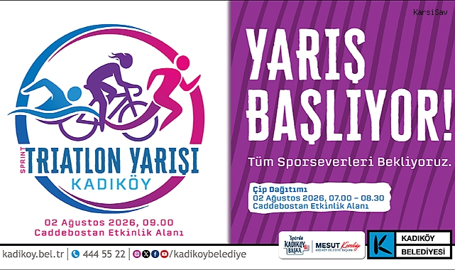 Kadıköy Sprint Triatlonu İçin Geri Sayım Başladı: Yaklaşık 500 Sporcu Yarışacak