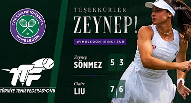 Milli tenisçi Sönmez, Wimbledon'a ikinci turda veda etti
