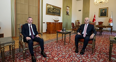 TBMM Başkanı Kurtulmuş, Başkan Ali Tombaş’ı kabul etti