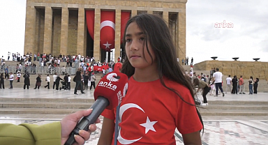 30 Ağustos'ta Anıtkabir'de sevgi seli: 