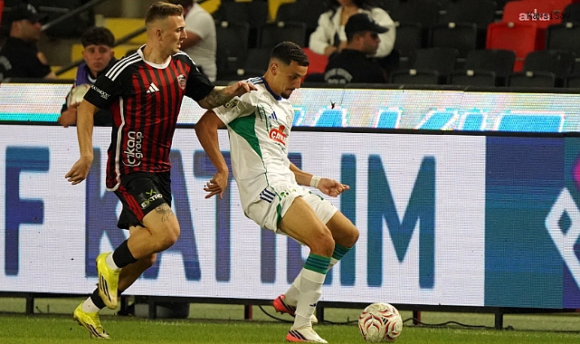 Çaykur Rizespor, deplasmanda Gaziantep FK'yi 2-1 mağlup etti