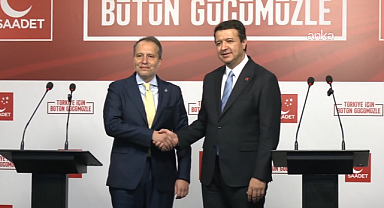 Erbakan'dan Saadet Partisi ziyareti: