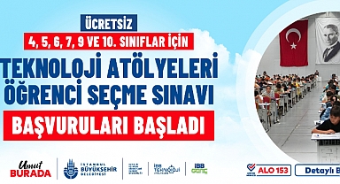 İBB Teknoloji Atölyeleri için başvurular başladı: 1690 öğrenci eğitim hakkı kazanacak