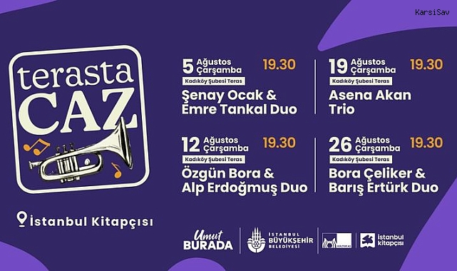 Kadıköy’de “Terasta Caz” Konserleri Ağustos Boyunca Sürecek