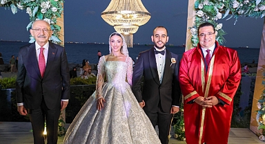 Kılıçdaroğlu, Tuğçe Bekmez ile Sinan Ok'un nikah şahidi oldu