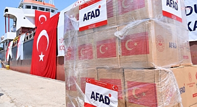 Türkiye'den Lübnan'a 40 palet ilaç yardımı