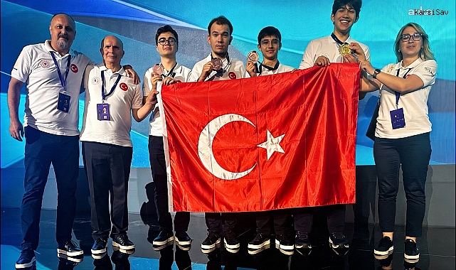 Türkiye'den Uluslararası Nükleer Bilim Olimpiyatı'nda 1 altın, 3 bronz madalya