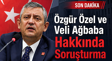 Yeni Parti Lideri Özgür Özel'in dokunulmazlığının kaldırılması istemiyle fezleke düzenlendi