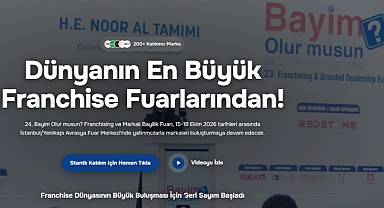 200'den fazla marka İstanbul'da buluşacak: Franchise Fuarı 15 Ekim'de başlıyor