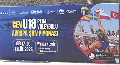 Avrupa'nın genç plaj voleybolcuları Foça'da buluşacak