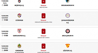 Futbolda haftanın programı belli oldu: Süper Lig’de 5. hafta heyecanı