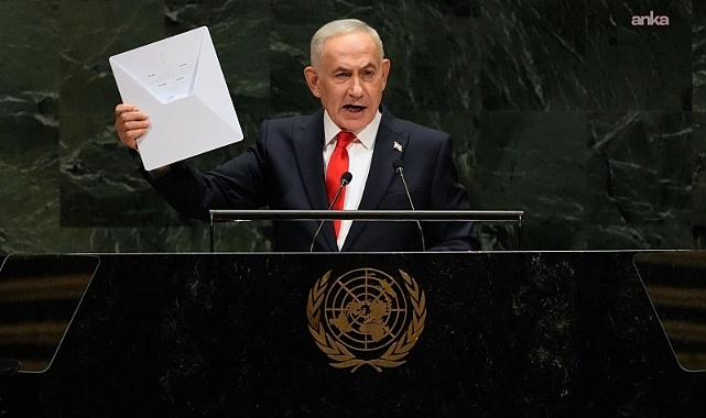 Netanyahu BM kürsüsüne çıktığında delegeler salonu terk etti: Yuhalama sesleri yükseldi