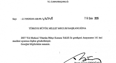 2027 bütçesi Meclise sunuldu: 27 trilyon liralık harcama, 3,88 trilyon liralık gelir farkı