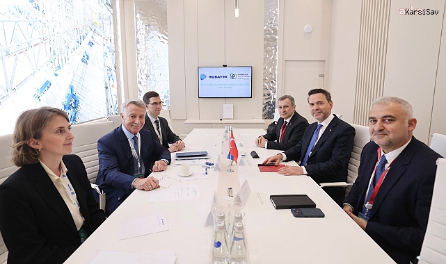 Bakan Bayraktar, Novatek Yönetim Kurulu Başkanı Mikhelson ile görüştü