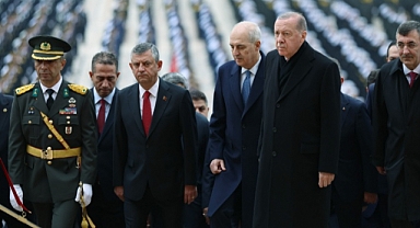 Cumhuriyet'in 103. yılında devlet erkânı Anıtkabir'de