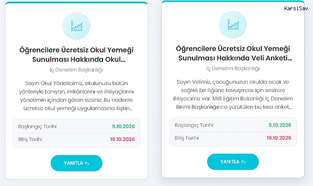 Elif Esen’den MEB’in okul yemeği anketine katılım çağrısı: “Çocukların sesine ses olalım”
