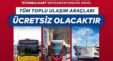 İstanbul’da 6 Ekim’de toplu ulaşım ücretsiz olacak