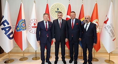 Oğuz Çepni Boyu Dernekleri Federasyonu, İçişleri Bakanı Mustafa Çiftçi ile bir araya geldi